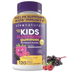 Viva Naturals Sugar-Free Sambucus Elderberry Gummies